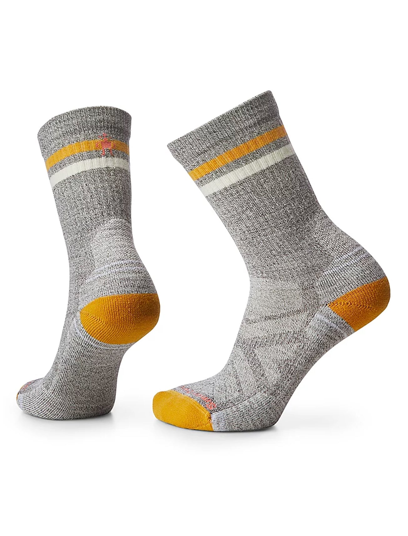 Smartwool Hike Light Cushion Tube Stripe Crew, Taupe/Natural