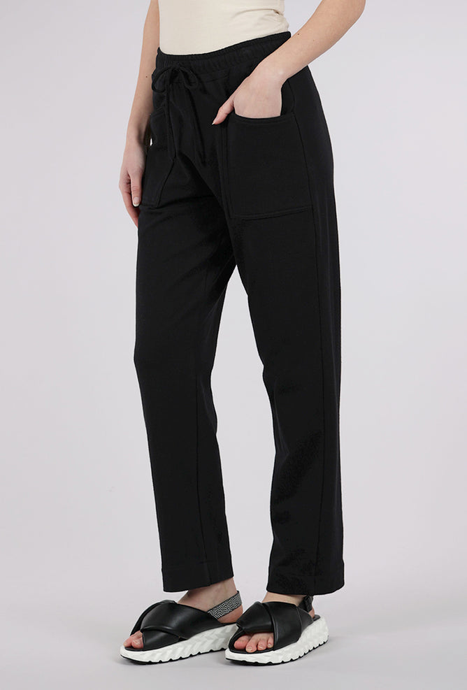 Planet French Terry Double Pocket Pant, Black
