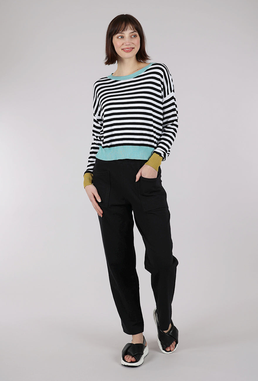 Planet French Terry Double Pocket Pant, Black