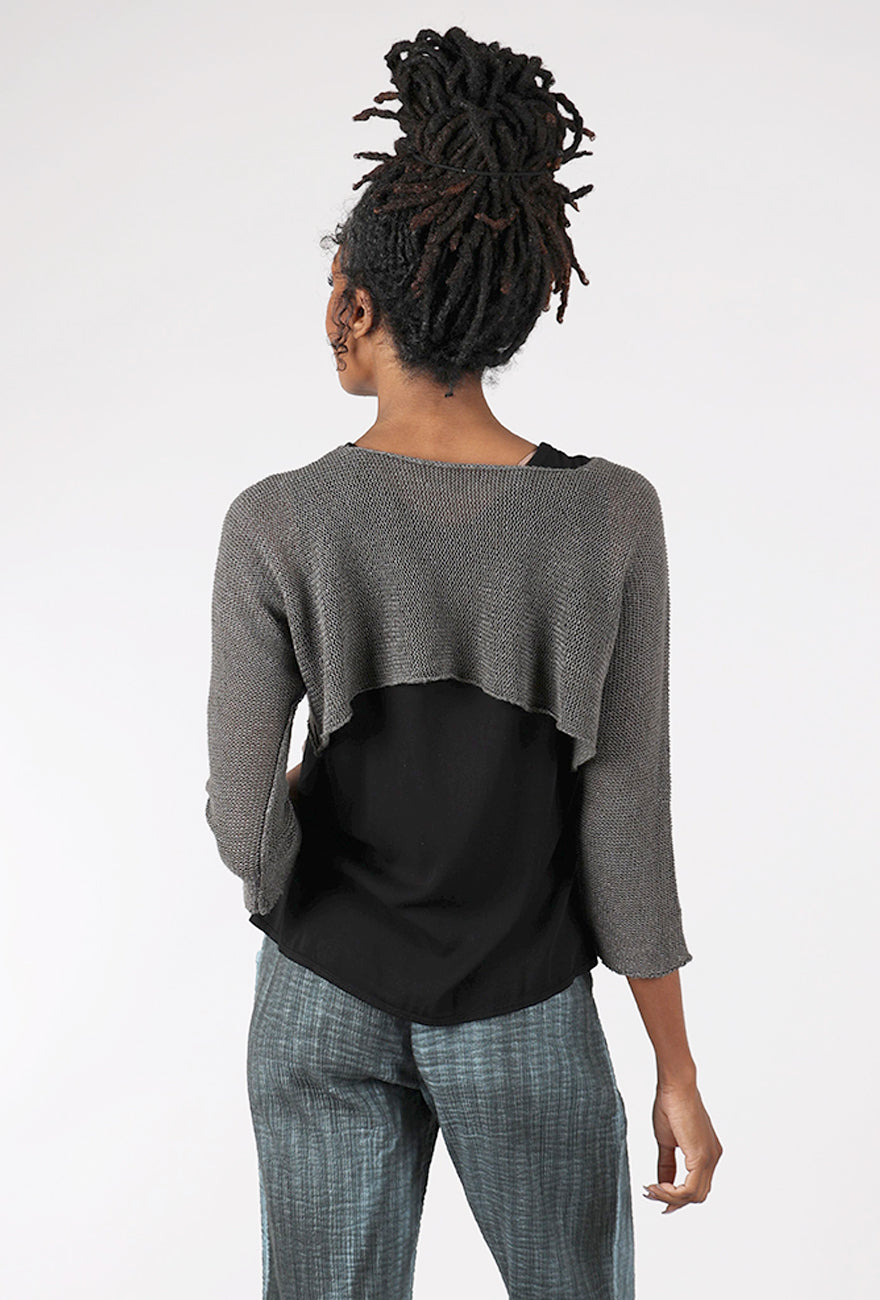 Paper Temples Just Sleeves Pullover, Clay