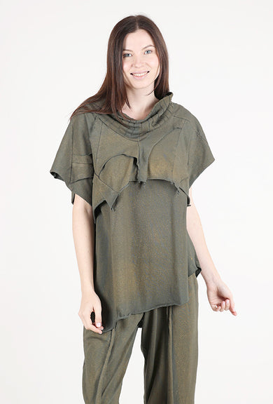 Cynthia Ashby Tess Cropped Top, Polished