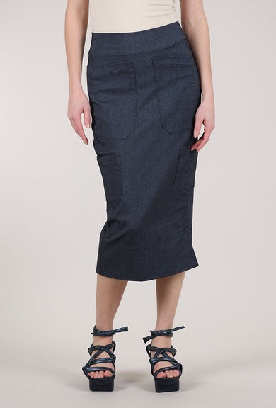 Porto Soochi Skirt, Chambray