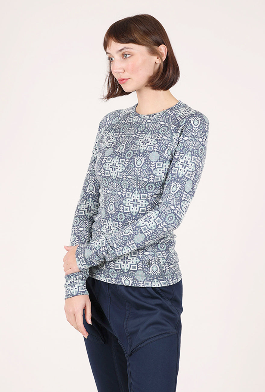 Smartwool Classic Thermal Merino Base Layer, Nightfall Deco Floral