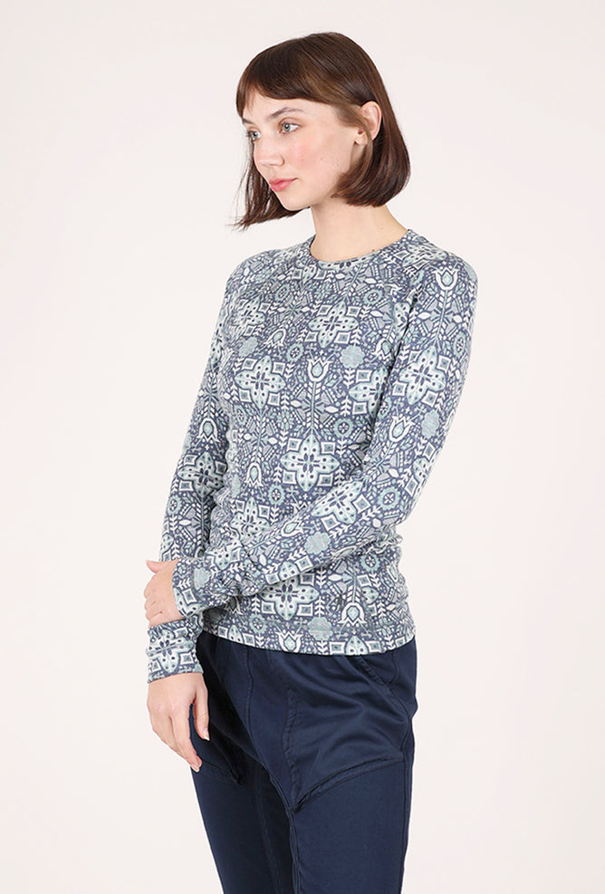 Smartwool Classic Thermal Merino Base Layer, Nightfall Deco Floral