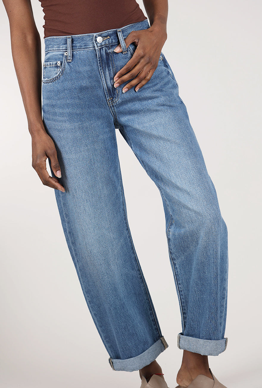 Pistola Donny Rolled Hem Boyfriend Jean, Heartfelt