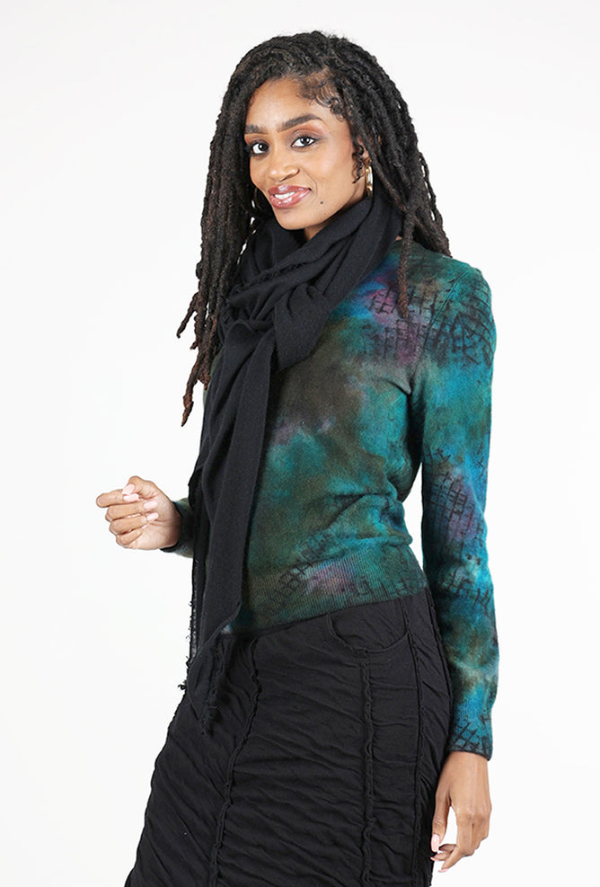 Grisal Love Cashmere Scarf, Black