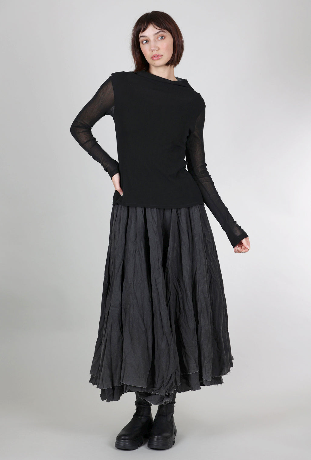 Porto Hoodoo Top, Black