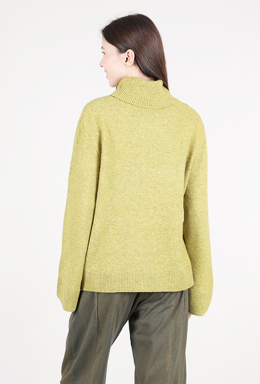 Grade & Gather Slouchy Terri Tneck, Citron