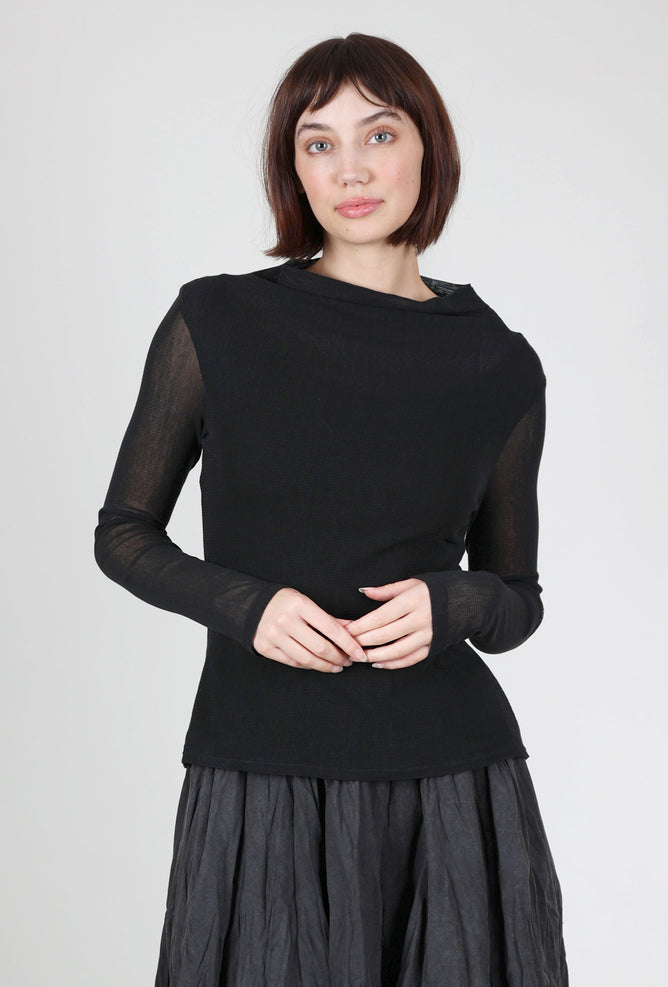 Porto Hoodoo Top, Black