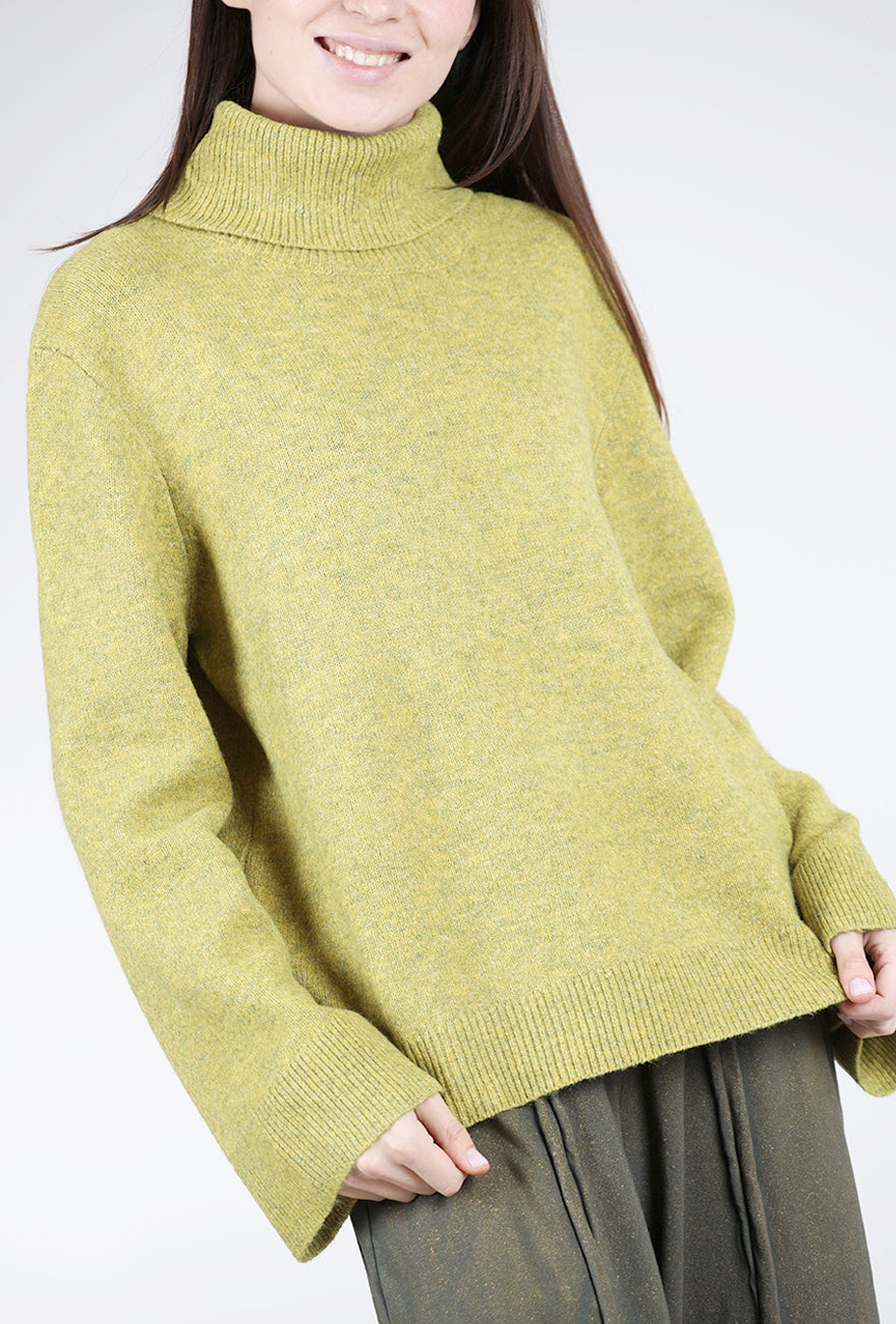 Grade & Gather Slouchy Terri Tneck, Citron