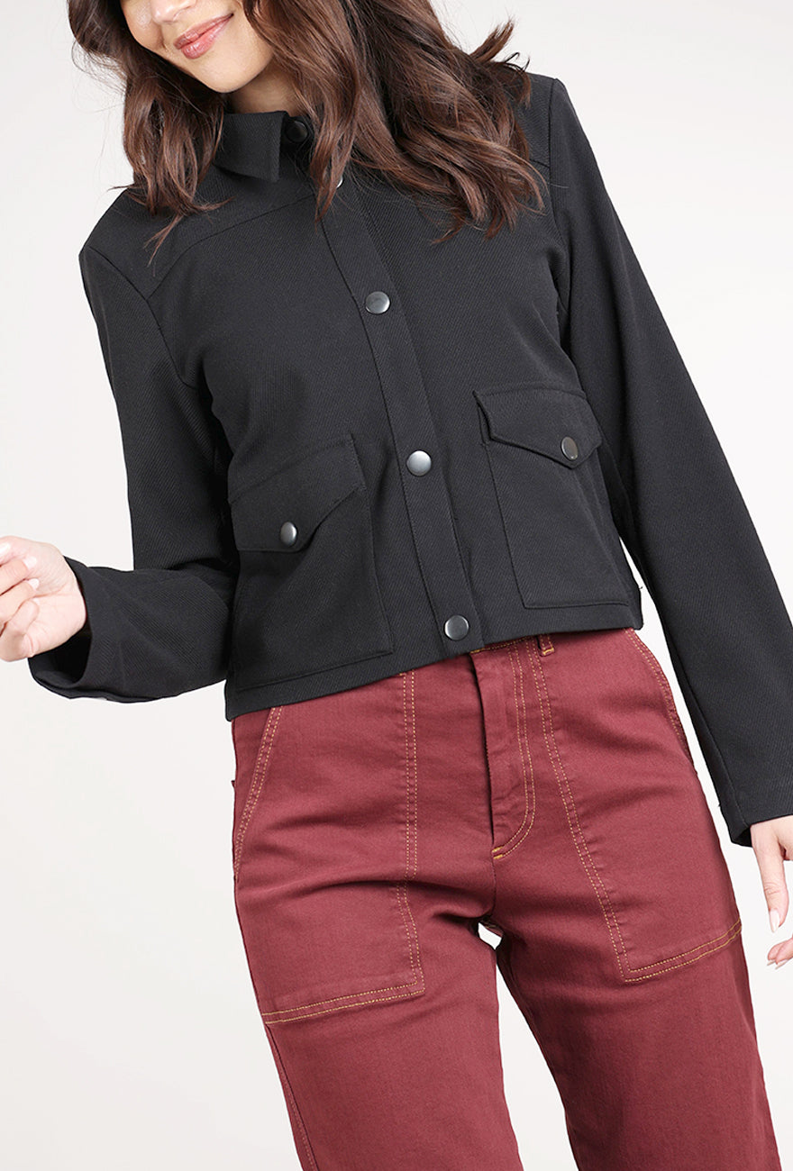 Bitte Kai Rand Cropped Cassy Jacket, Black