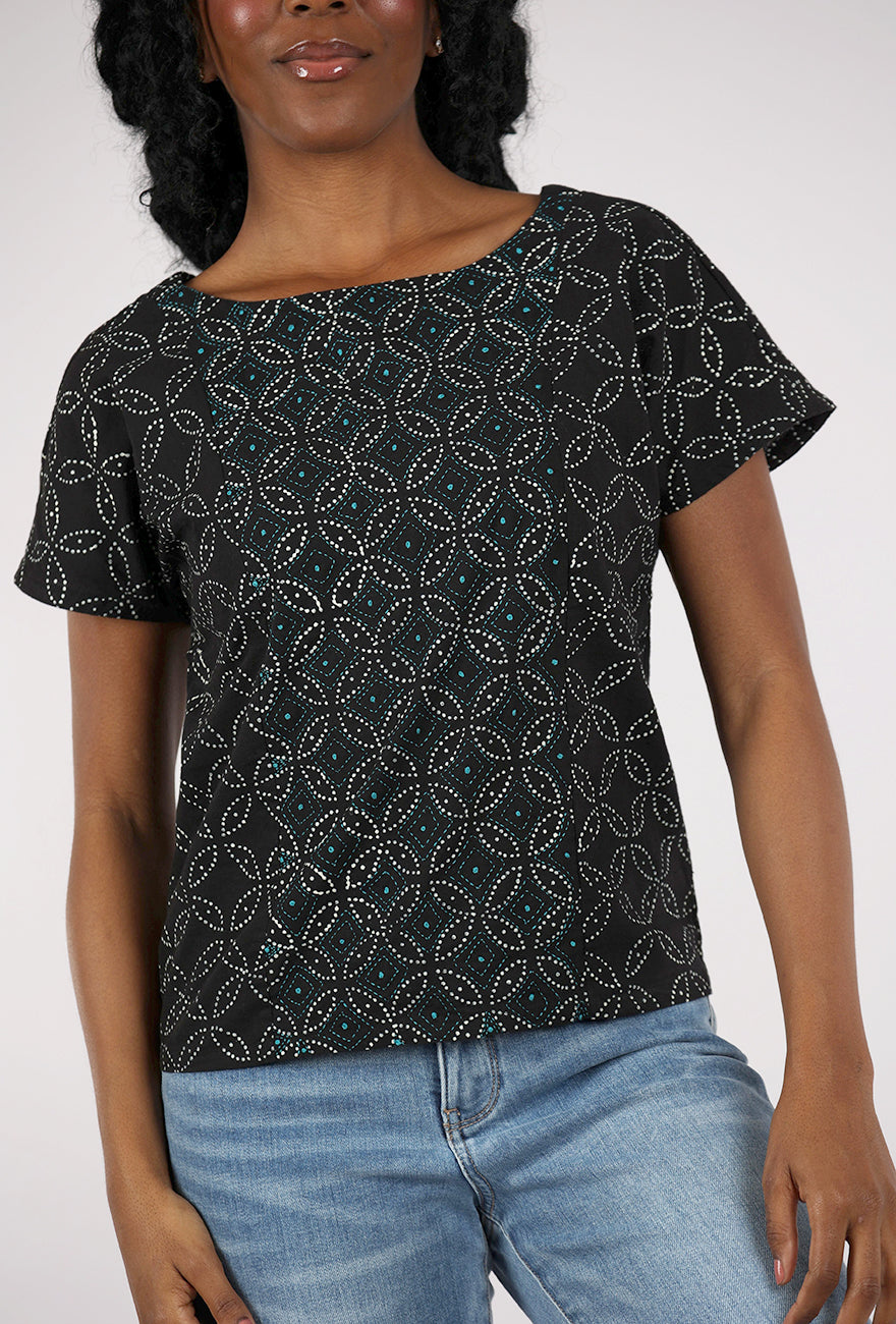 Mata Traders Cara Top, Ikigai Black