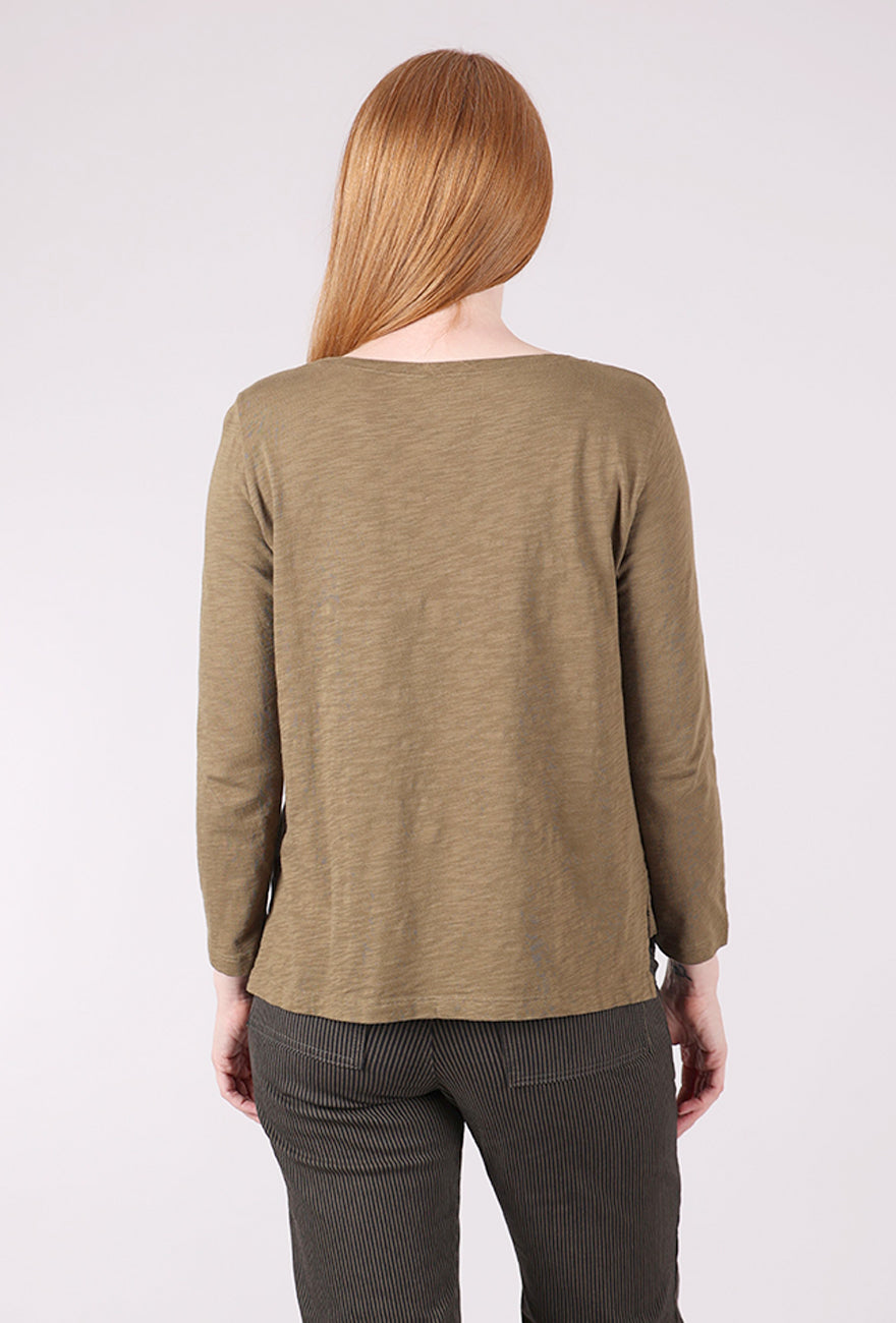 Escape by Habitat Destination Sunflower Boxy Tee, Willow