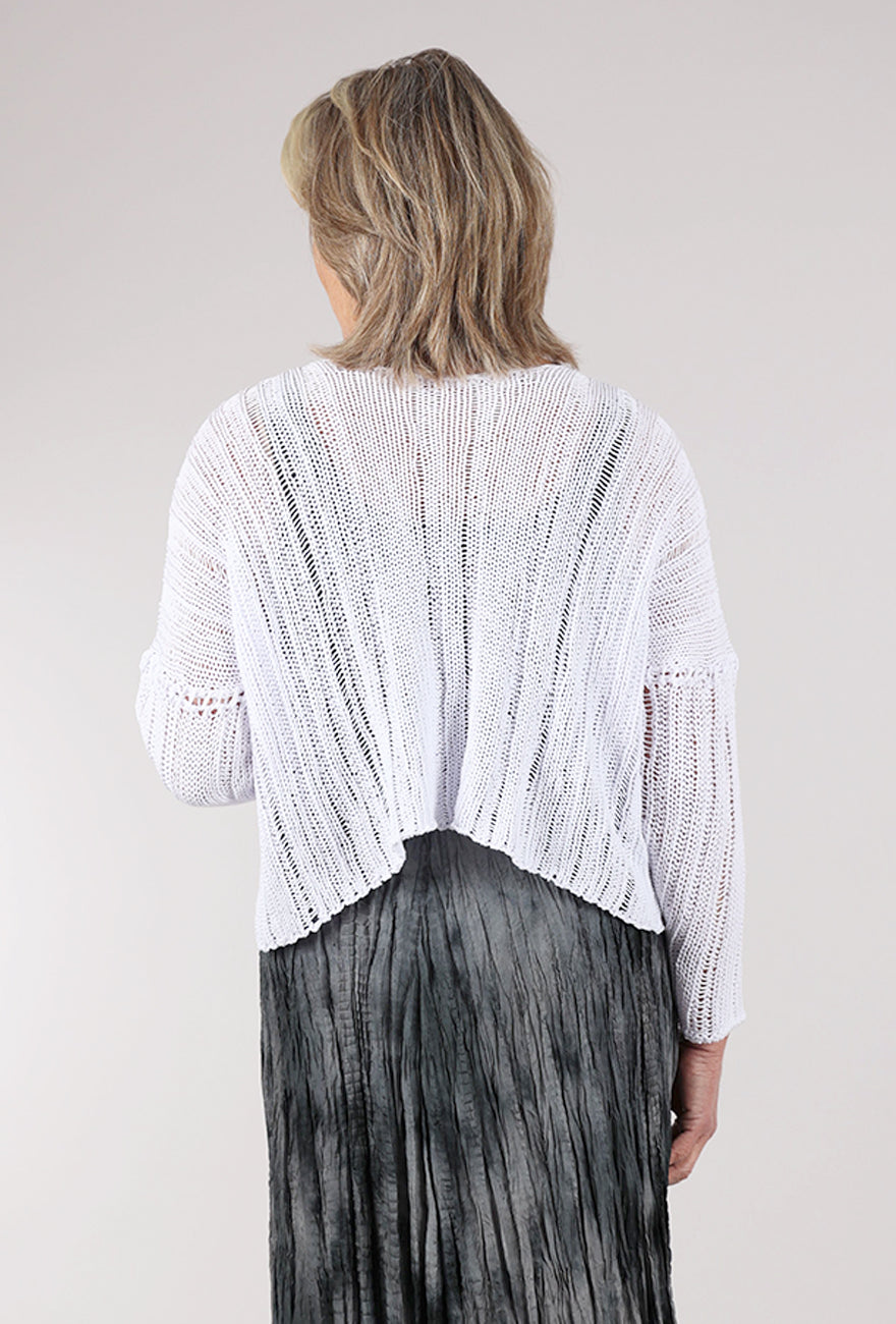 Studio B3 Brushetta Sweater, White
