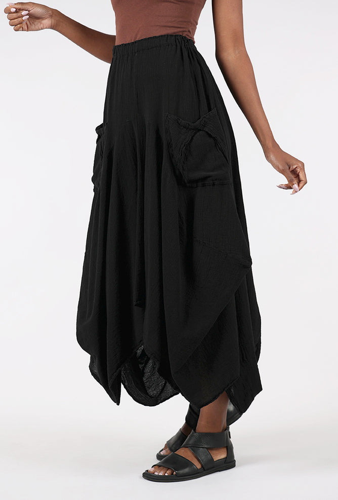 Oh My Gauze Robin Skirt, Black