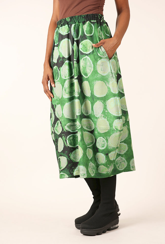 Kaziuki Beth Poppie Skirt, Green
