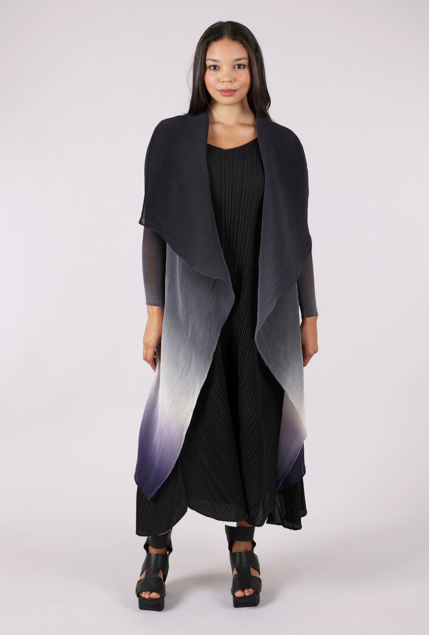 Alquema Collare Coat, Jet to Black