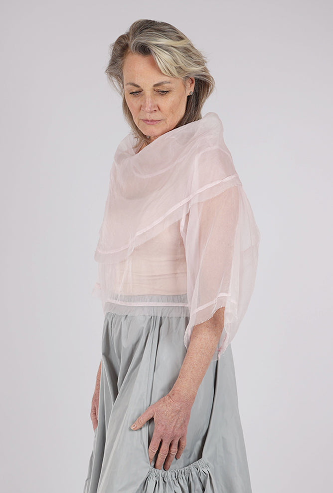 Planet Organza Jackie O Top, Blush
