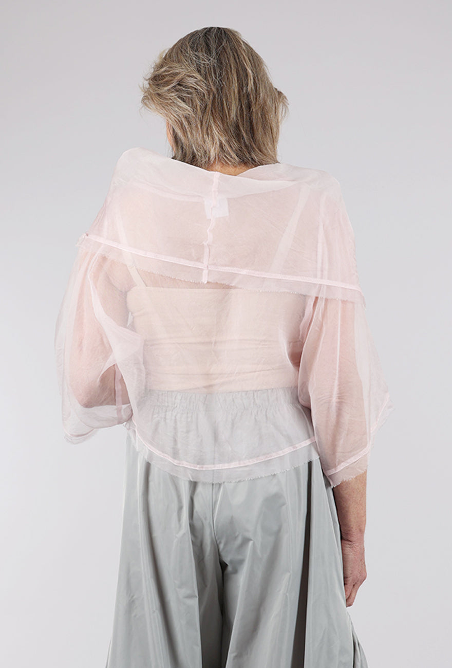 Planet Organza Jackie O Top, Blush
