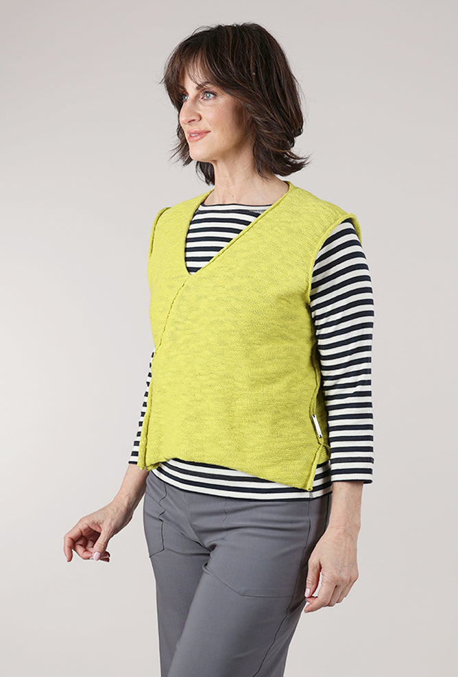 Paper Temples Babs Sweater Tank, Chartreuse