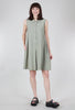 Niche Rayon Twinbutton Dress, Moss 