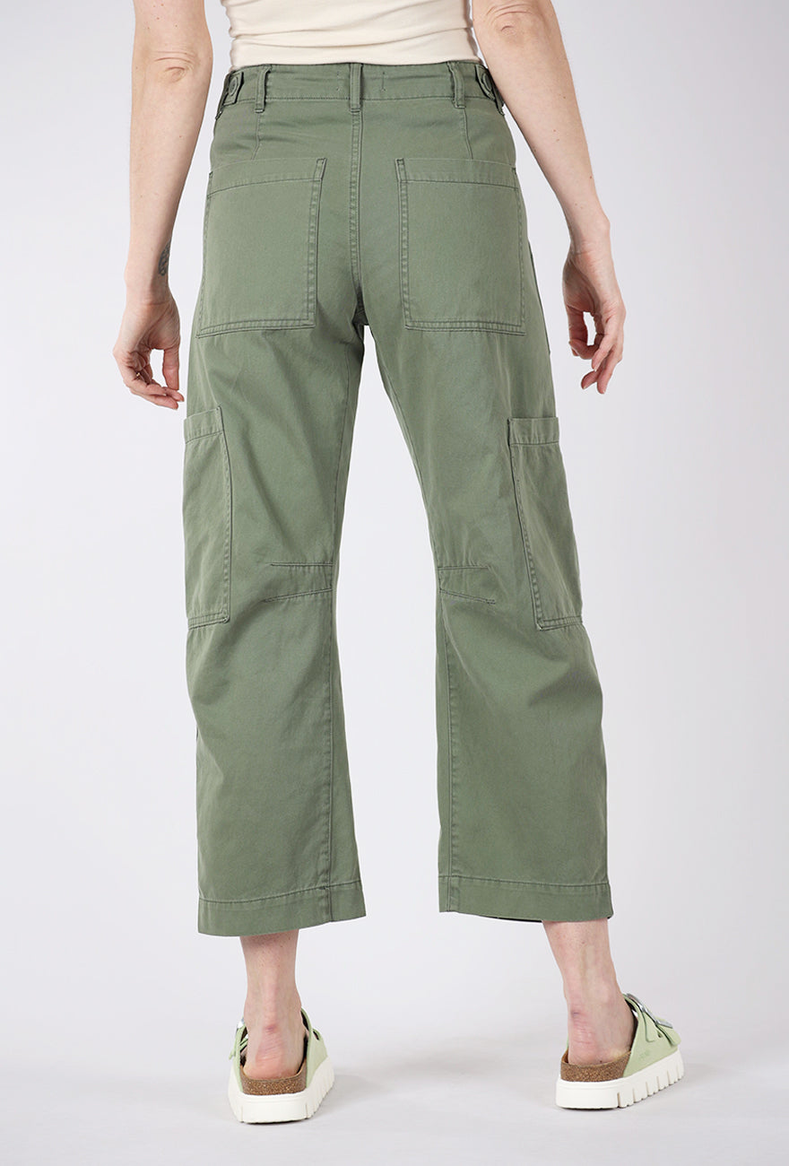Pistola Sabrina Curved Utility Pant, Meadow