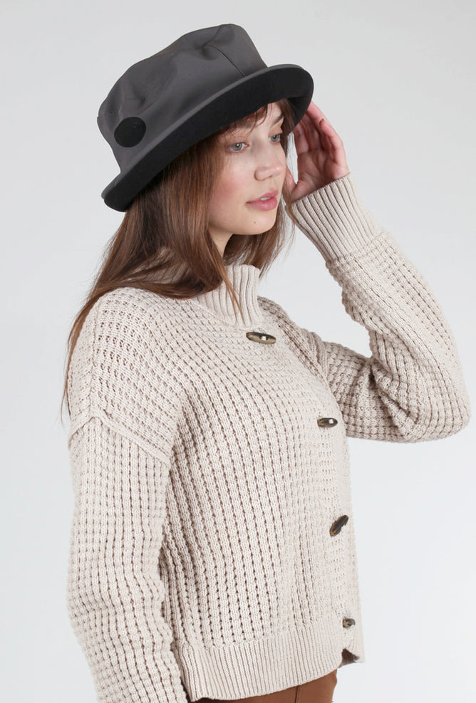 Lillie & Cohoe Cloudburst Stormy Hat, Gray