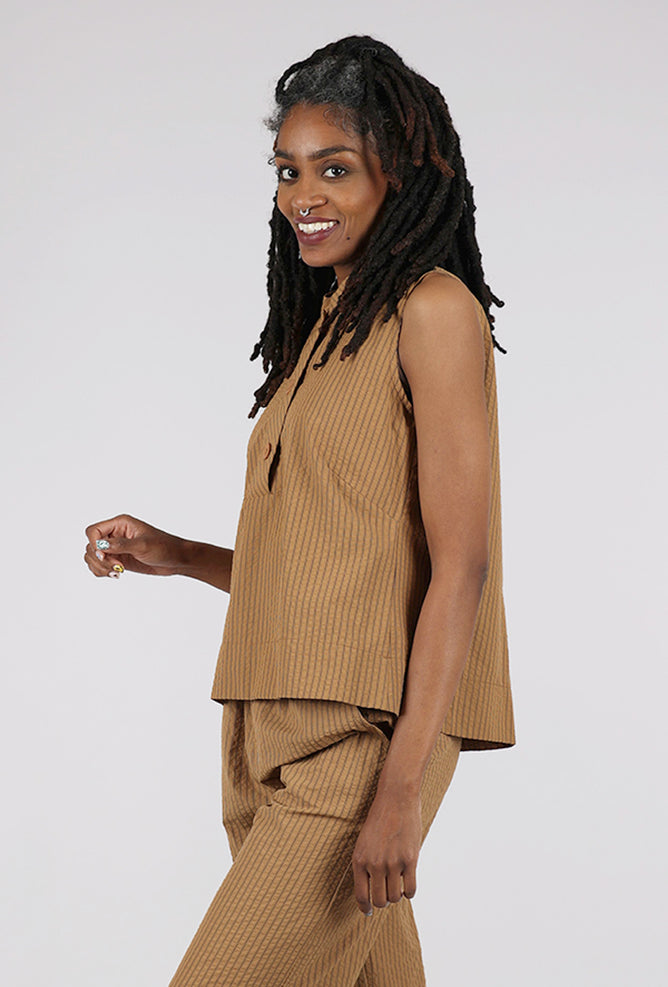 Gershon Bram Mercedes Top, Brown