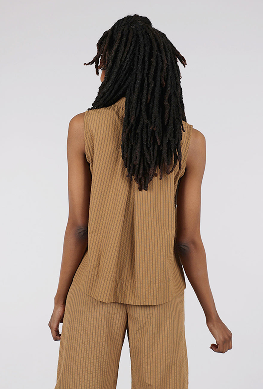 Gershon Bram Mercedes Top, Brown
