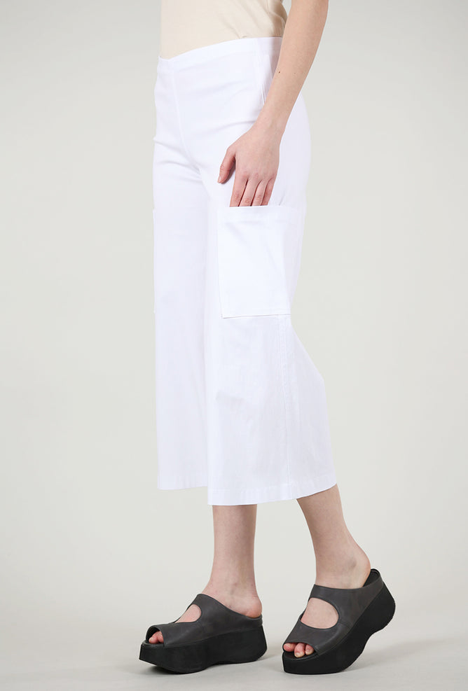 Equestrian Stephie Pocket Pant, White