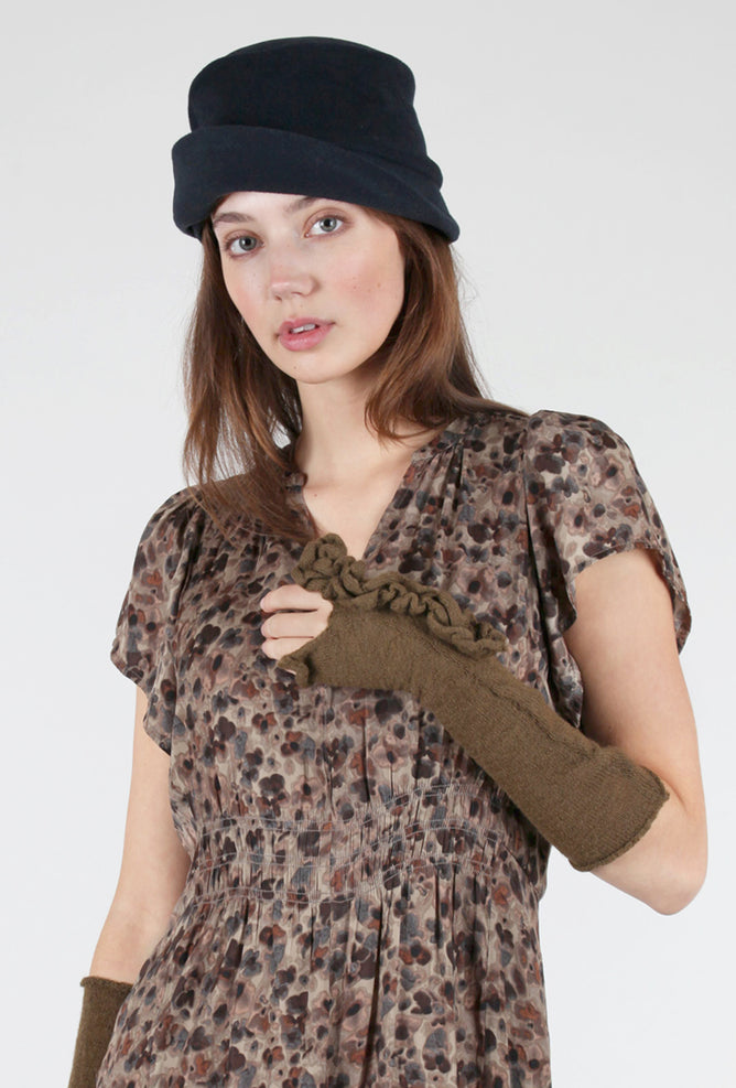 Lillie & Cohoe Wool Classic Cashmere Lauren Hat, Slate