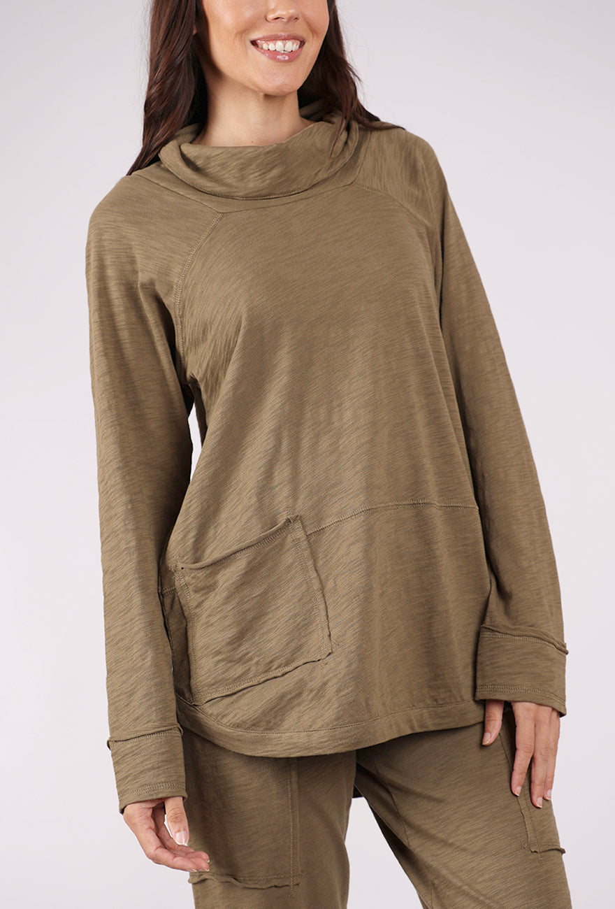 Escape by Habitat Weekend Cowl Tee, Willow