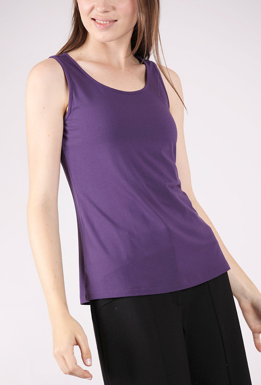 Olivia by Habitat Foundation Knit Layering Tank, Violet