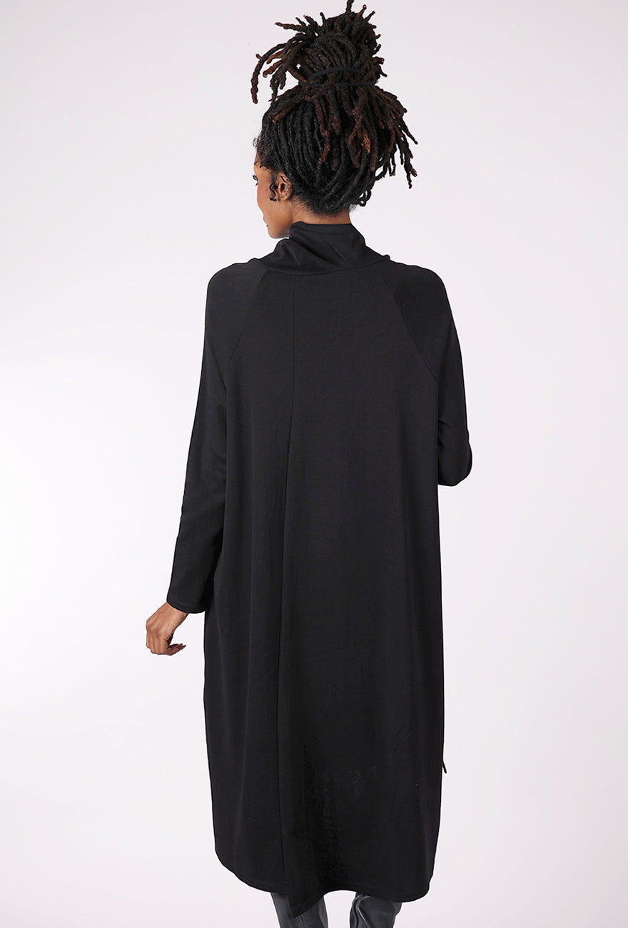 Moyuru Carmelite Knit Dress, Black