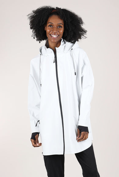 Normann Dolman Rain Jacket, Off White