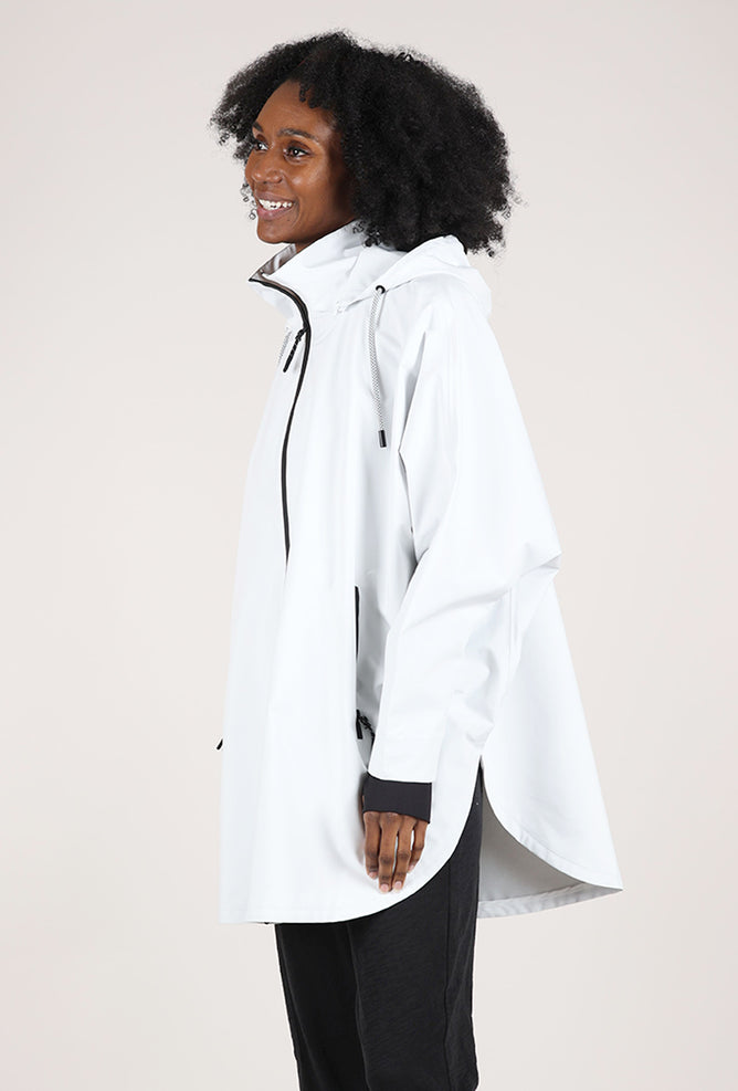 Normann Dolman Rain Jacket, Off White