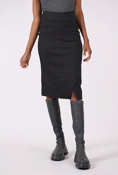 Porto Penelope Skirt, Black Stripe