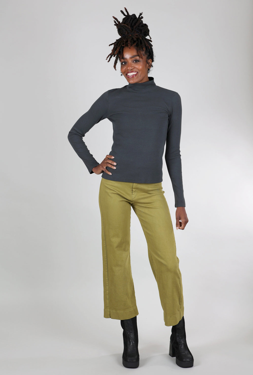 Prairie Underground L/S Mockneck, Drab