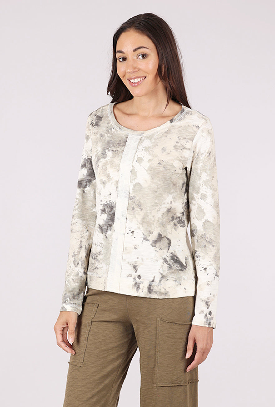 Escape by Habitat Mineral Stay Centered Tee, Khaki Mix