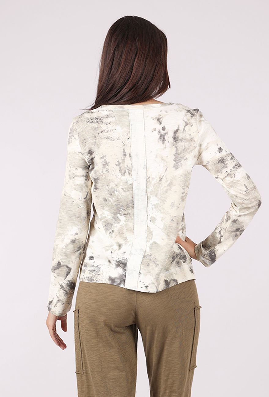 Escape by Habitat Mineral Stay Centered Tee, Khaki Mix