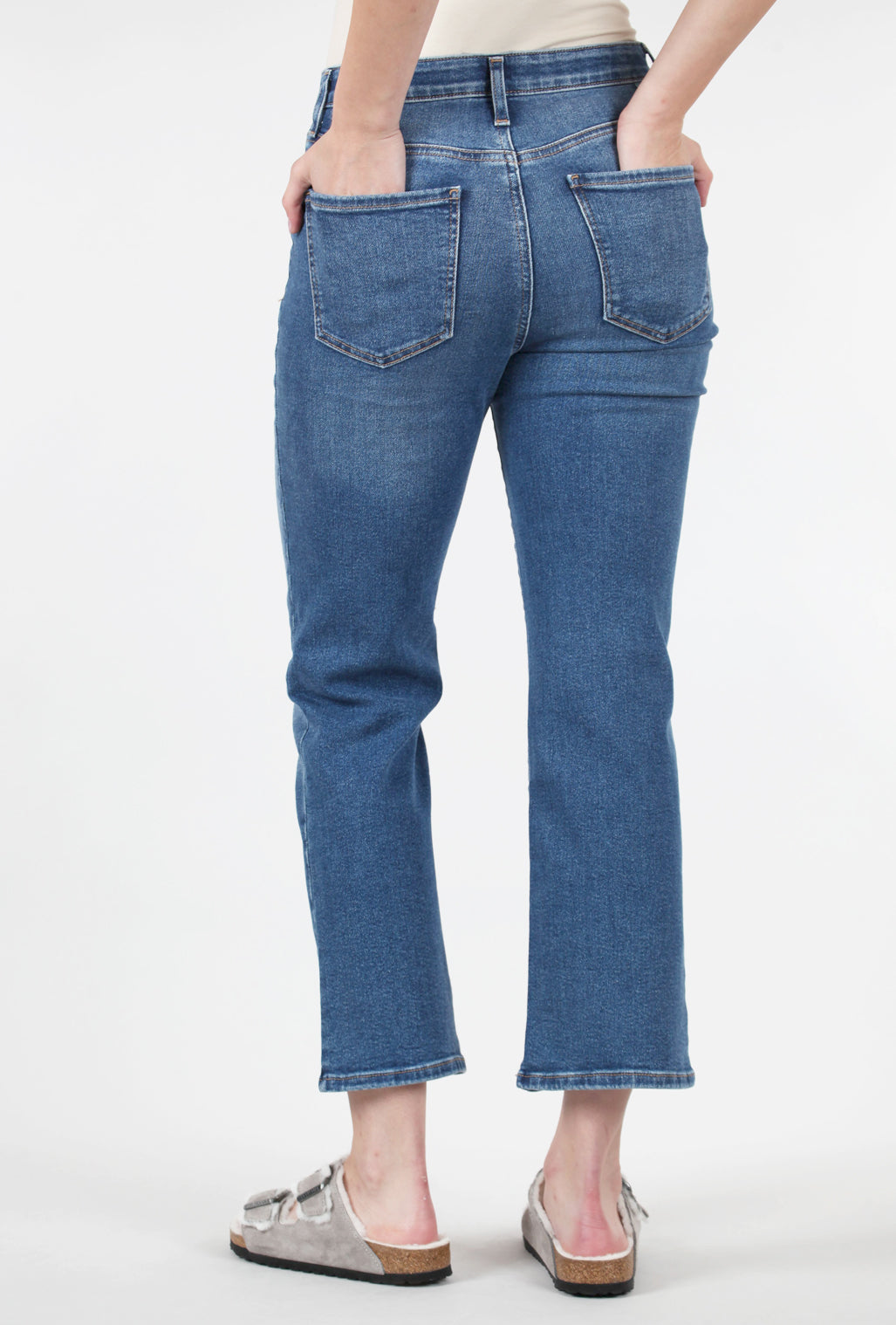 Jag Jeans Phoebe Button Bootcut, Fountain Blue