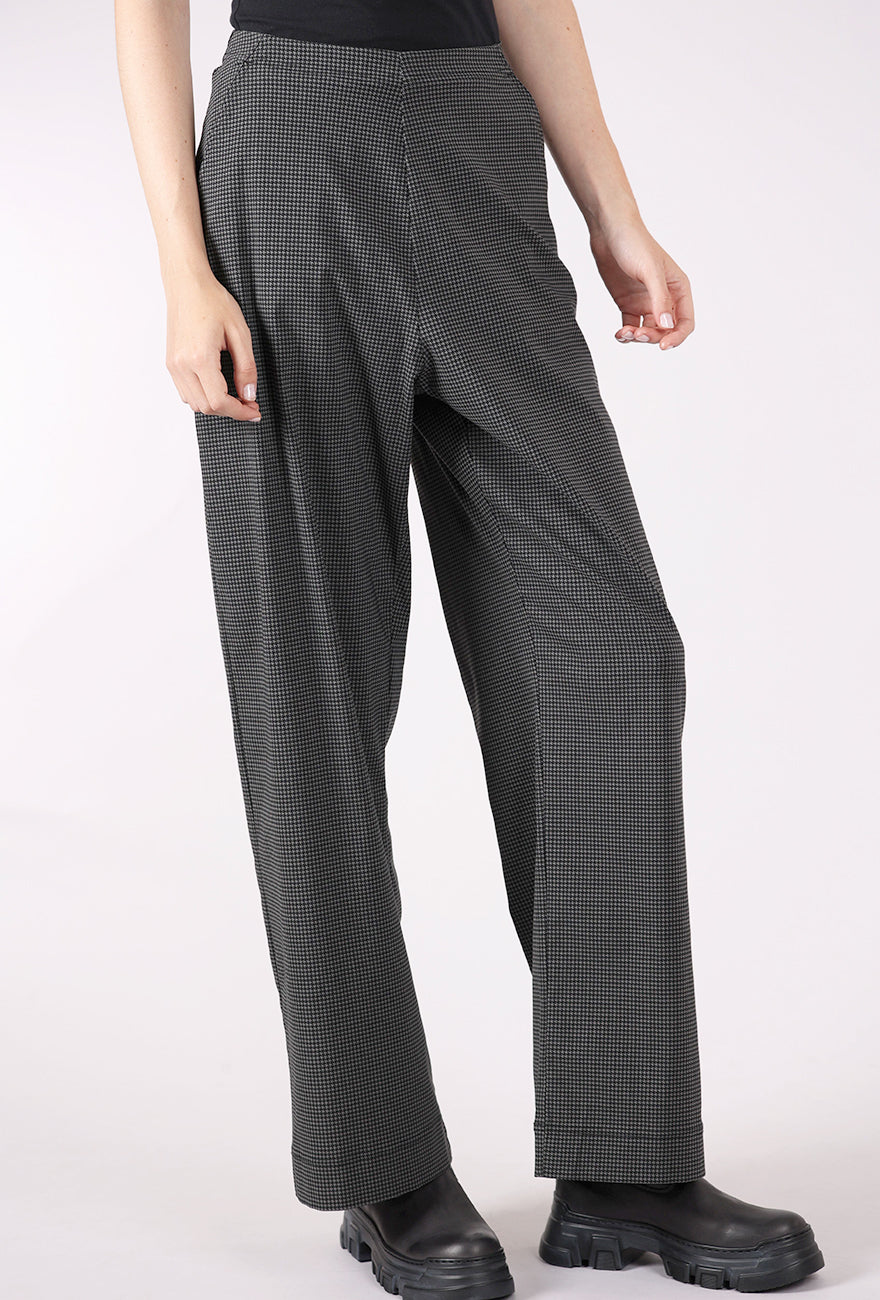Rundholz Sig Stretch Menswear Trouser, Black Check