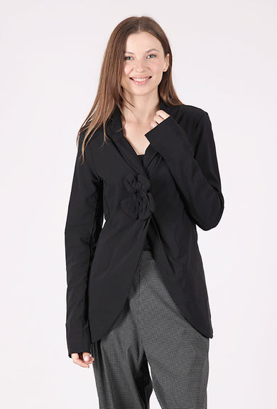 Rundholz Sig Stretch Flower Pin Jacket, Black