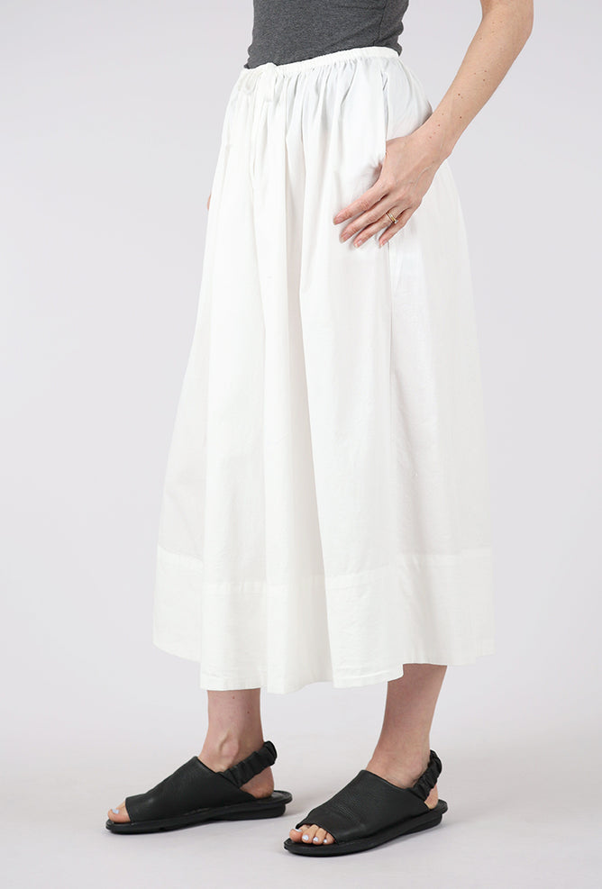Pistola Noelle Poplin Maxi Skirt, Le Blanc