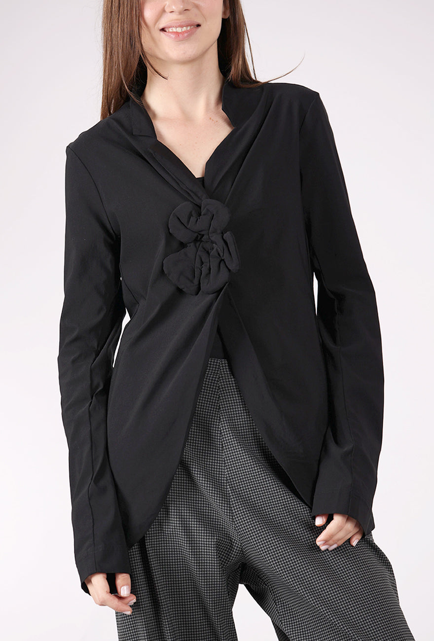 Rundholz Sig Stretch Flower Pin Jacket, Black