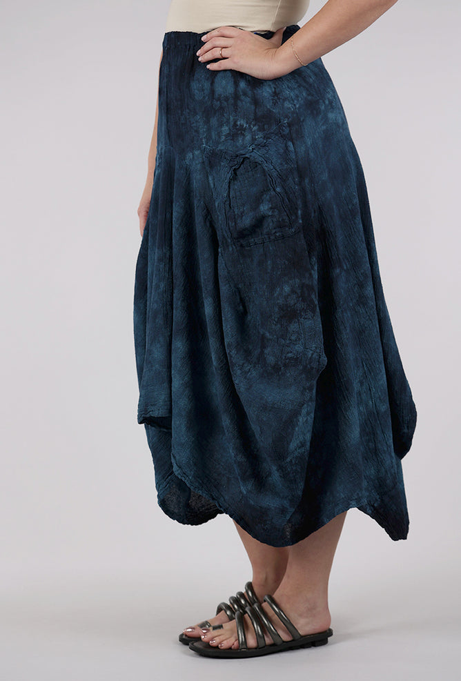 Oh My Gauze Robin Skirt, Washed Sapphire