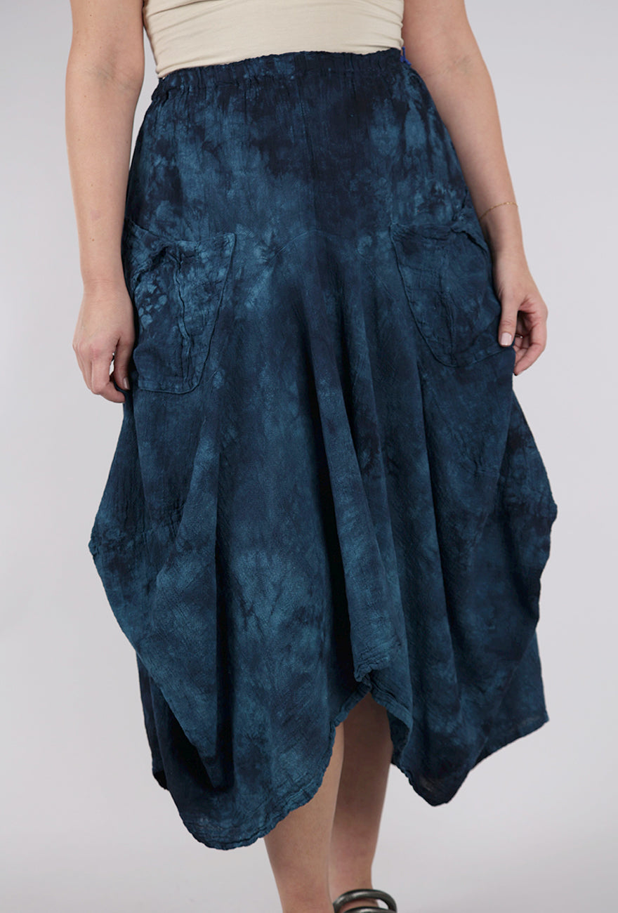 Oh My Gauze Robin Skirt, Washed Sapphire