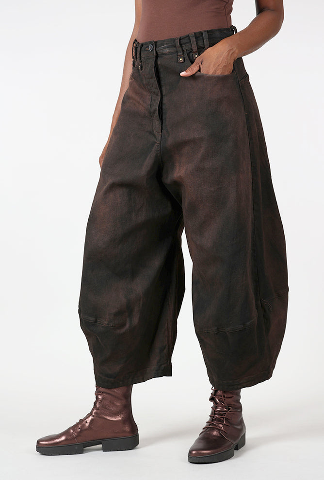 Rundholz Furiosa Barrel Trouser, Henna Cloud
