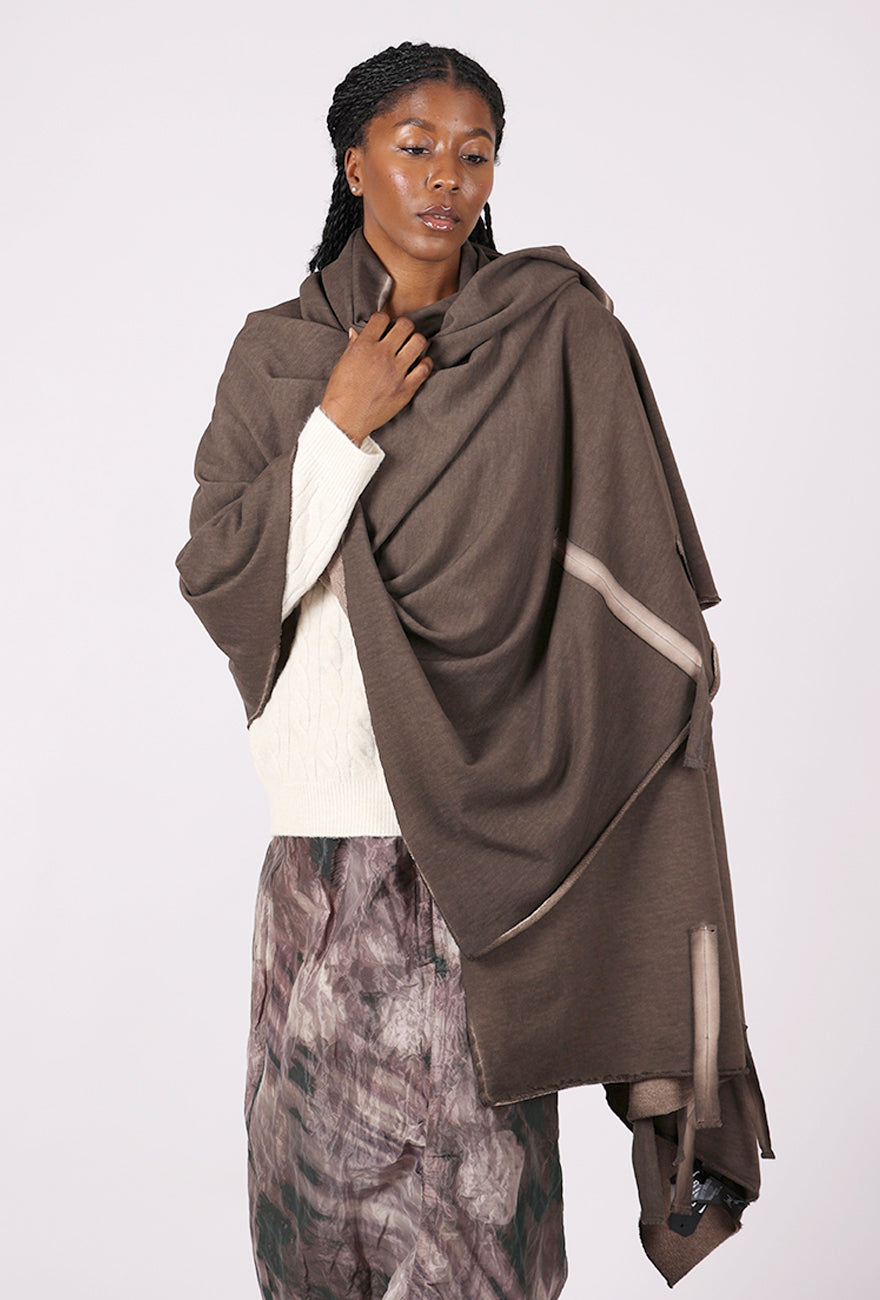 Pluslavie Sweat Scarf, Chocolate