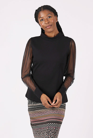 Isle by Melis Kozan Lenaya Top, Black Diamond